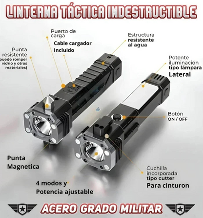 PAGA 1 y LLÉVATE 2 | Linterna Indestructible Súper Potente 6 en 1 PowerLUMEN™